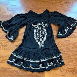 Shu Shi Bohemian Embroided Dress